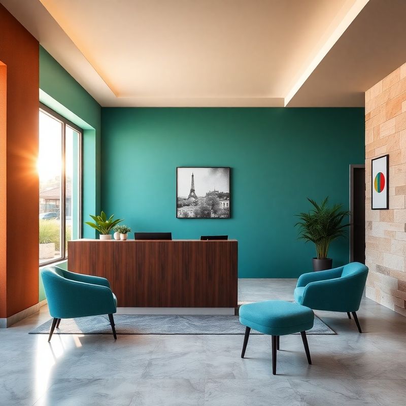 Ulaz i moderna recepcija ureda Studio Jurića u Karlovcu